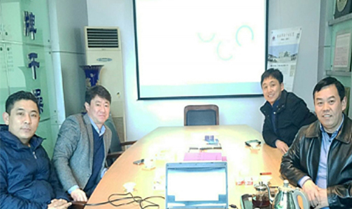 歡迎韓國客戶來訪，常州統(tǒng)一干燥祝您元宵快樂